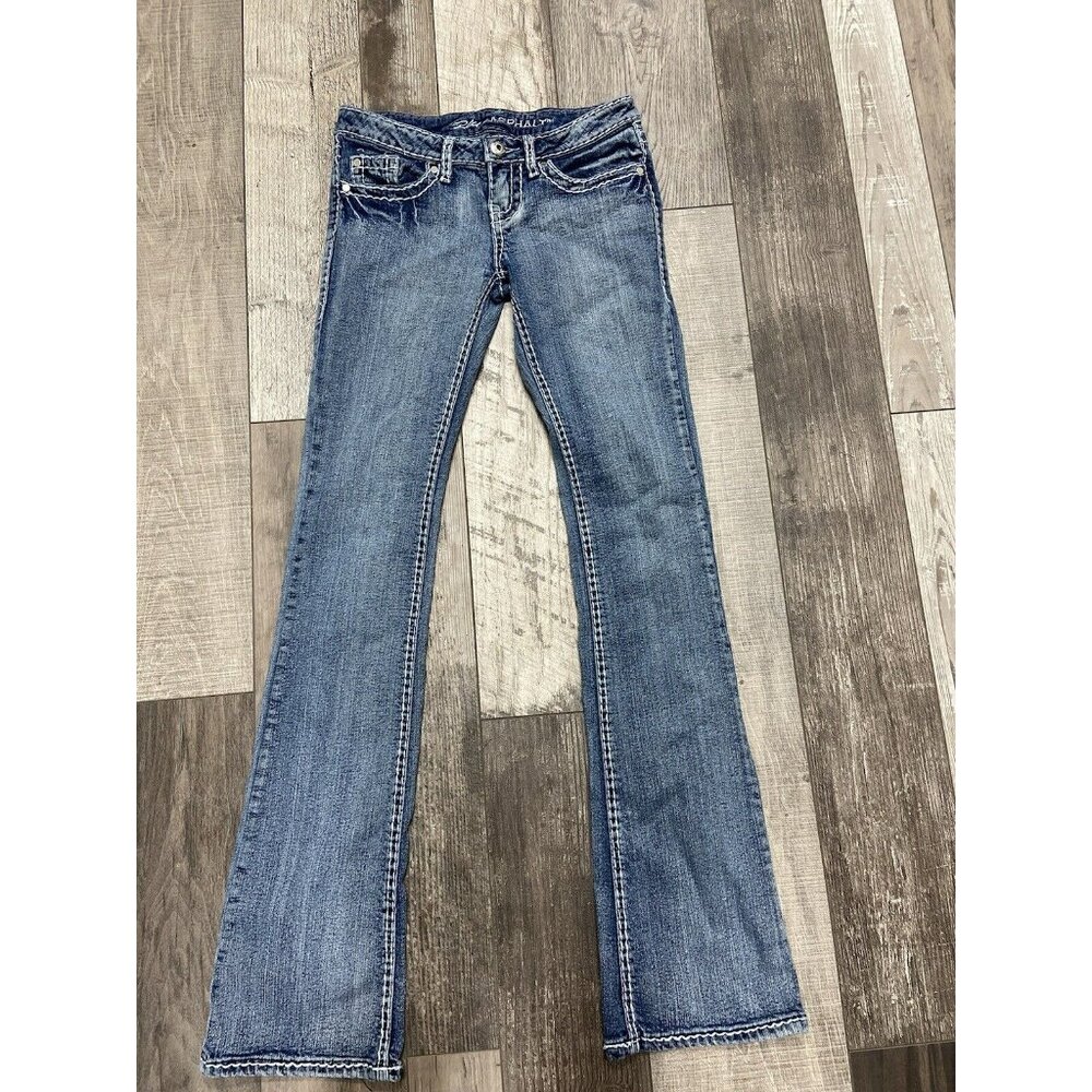 blue asphalt jeans